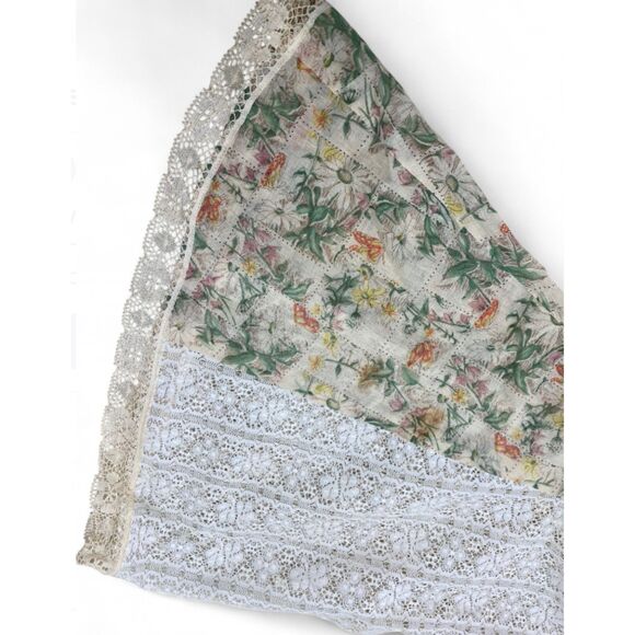 Whimsigoth Cottagecore Feminine Boho Festival Maxi Dress Lace Bell Sleeves - Picture 6 of 14